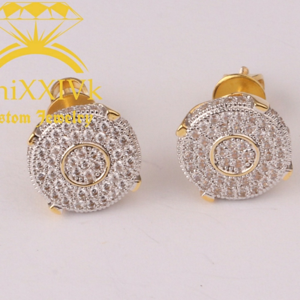 Iced Out Custom Studded Earrings